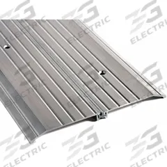 NATIONAL GUARD Door Threshold: Saddle, Aluminum, 6 ft Lg (MPN 8428-72). Key specifications — Brand: NATIONAL GUARD; Transition Type: Fluted.