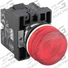DAYTON Pilot Light: 22 mm Panel Mounting Size, Red, LED, 120 V AC Max Volt Rating (Supply) (MPN 30G218). Key specifications — Series: Dayton; Brand: DAYTON; Includes Push-To-Test: No Push-To-Test Included.