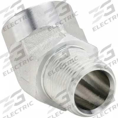 PARKER Metal Pipe Elbow: 3/4 in x 3/4 in, Male NPT Threaded x Female NPT Threaded - Threaded High-Pressure Pipe Fittings