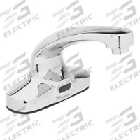 T&S BRASS Bathroom Sensor Faucet: Checkpoint, Brass, Chrome Finish, Centerset, Battery, Aerated (MPN EC-3103). Key specifications — Brand: T&S BRASS; Includes: Control Module; Series: Checkpoint.