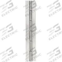 APPROVED VENDOR Piano Hinge: Stainless Steel, 48 in Leaf Ht, 1 in Leaf Wd (MPN 2ZFT5). Key specifications — Material: Stainless Steel.