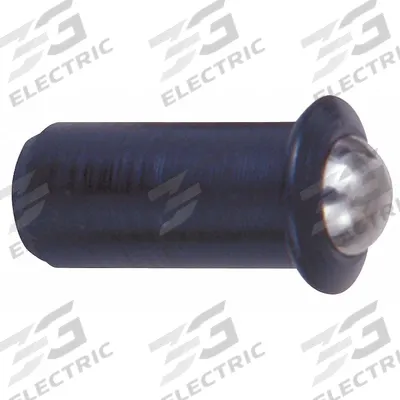TE-CO Ball Plunger: Press Fit, Steel Body w/ SS Ball, 1/8 in Body Dia - Press-Fit Ball Plungers