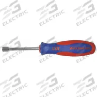 WESTWARD Hollow Round Shank Nut Driver: Straight, Metric, Without Magnetized Tip, Std, 5 mm Tip Size (MPN 401L40). Key specifications — attr1214485: Round; attr1214505: WESTWARD.