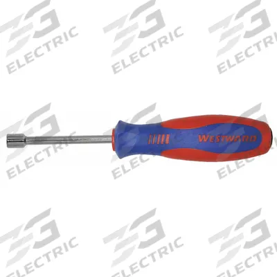 WESTWARD Hollow Round Shank Nut Driver: Straight, Metric, Without Magnetized Tip - Standard Nut Drivers