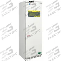 AMERICAN BIOTECH SUPPLY Lab Refrigerator: 14 cu ft, Upright, 1°C to 10°C, 24 3/8 in Overall Dp, Temp (MPN ABT-HC-FRP-14). Key specifications — Door Opening Style: Right; Color: White; Alarm Type: Temperature; Manufacturer Part Number: ABT-HC-FRP-14; Brand: AMERICAN BIOTECH SUPPLY; Product Type: Lab Refrigerator; Door Type: Swing Solid; Refrigerant Type: R-600a.