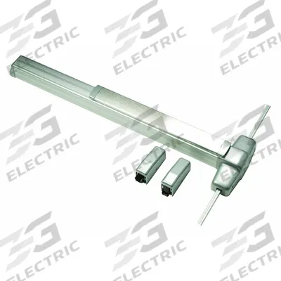 VON DUPRIN Surface Vertical Rod: 4 ft Max Door Wd - Surface Vertical Rod Push Bars