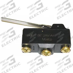 HONEYWELL Snap Action Switch: Lever Actuator, 1NO/1NC, Screw (MPN BE-2RV-A4). Key specifications — AC Contact Rating: 25 A @ 125 to 480 V; Electrical Connection: Screw; Series: BE; Brand: HONEYWELL.