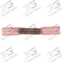 PANDUIT Butt Splice Connector: Red, Heat Shrink, For Wire Size 22 AWG – 18 AWG, 600 V, Pack Qty 25 (MPN BSH18-Q). Key specifications — Brand: PANDUIT.