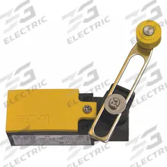 EATON Roller Lever Plunger Limit Switch: LS-Titan Series, 1NO/1NC, Roller Lever (MPN LSM-11S-RLA). Key specifications — Brand: EATON; Manufacturer Part Number: LSM-11S-RLA; Series: LS-Titan; Switch Action: Momentary/Momentary; Terminal Connection Type: Cage Clamp.