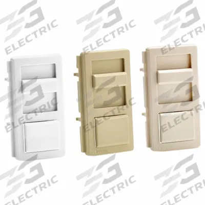 LEVITON Lighting Dimmer: Fluorescent/Incandescent/LED, 1-Pole, 3-Way, 120V AC - Line Voltage Output Dimmers