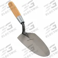 MARSHALLTOWN Coke Trowel: Blade Material Carbon Steel, Blade Shape Round, 3 3/4 in Blade Wd (MPN 71). Key specifications — attr1008691: Wood; attr1016301: Masonry; attr1005001: MARSHALLTOWN; attr1008687: Round; attr1008692: Tapered; attr1008688: Carbon Steel; attr1005002: Coke Trowel; attr1029470: Wood.