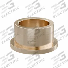 Flanged Sleeve Bearing: Bronze, SAE 841, 20 mm Bore, 26 mm OD, 16 mm Lg, -35°F to 300°F, 5 PK (MPN FFM2026-16B). Key specifications — System of Measurement: Metric; Material Grade: SAE 841; Flange Type: Flanged; Brand: OILITE.