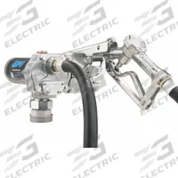GPI Electric Drum Pump: 12 gpm Max. Flow Rate, 115 V AC, 1/8 hp HP, Pump with Hose & Nozzle, Manual (MPN M-1115S-MU). Key specifications — Brand: GPI; Rated Voltage: 115 V AC; Discharge Hose Size: 3/4" x 12'; Nozzle Type: Manual.