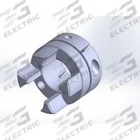 RULAND MANUFACTURING Jaw Coupling Hub: JC50 Coupling Size, 3 1/8 in Outside Dia, Inch, Aluminum (MPN JC50-20-A). Key specifications — attr662266: JC50; attr662259: RULAND MANUFACTURING.
