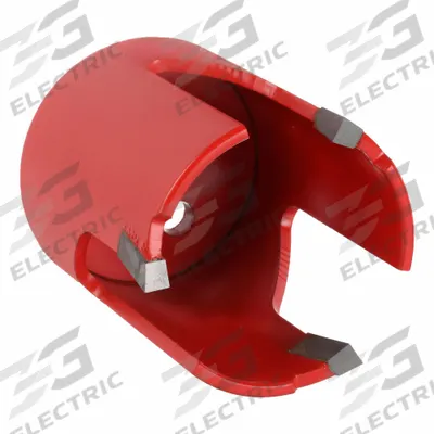 MILWAUKEE Hole Cutter: 2 1/8 in Saw Dia., 3 Teeth, 2 1/8 in Max. Cutting Dp - Wood-Cutting Hole Cutters without Arbor