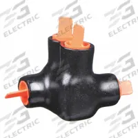 BLACKBURN Multitap Connector: 2 Port, Double-Sided Entry, 14 AWG – 4 AWG Wire Size, Black (MPN AMTTC4). Key specifications — Body Material: Aluminum; Brand: BLACKBURN.