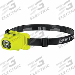 Intrinsically Safe Headlamp: Yes, 160 lm, 4.5 hr Run Time at Max. Brightness, 87 m Max Beam, Green (MPN XPR-5554G). Key specifications — Charger Style Included: Magnetic Base to USB Cord; Brand: NIGHTSTICK; Battery Requirements - Broad: Included.