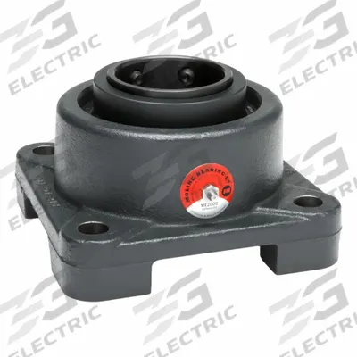 MOLINE BEARING 4 Bolt Flange Bearing: Spherical Roller, 4 in Bore, Cast Iron - Flange-Mount Spherical Roller Bearings
