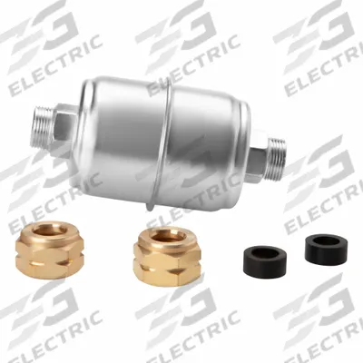 FLEETGUARD Fuel Filter: In-Line, 3 5/8 in Overall Lg, 5/8"-24 Thread Size, Diesel Fuel - In-Line Fuel Filters