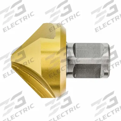 HOLEMAKER TECHNOLOGY Countersink: 82°, 3 Flute, 2 in Body Dia - Weldon-Flat Shank Countersinks
