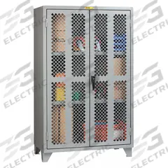 LITTLE GIANT Storage Cabinet: 30 in x 48 in x 78 in, 2 Adj Shelves, Swing Handle & Keyed, Legs, Gray (MPN SSLP2-A-3048). Key specifications — Brand: LITTLE GIANT; Body Panel Type: Solid; Base Type: Legs; Cabinet Color: Gray; Frame Assembled: Assembled.