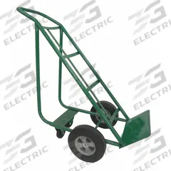 APPROVED VENDOR General Purpose Hand Truck: 800 lb, Flow-Back Handle, Green, Steel, Flat-Free (MPN 39E624). Key specifications — Brand: APPROVED VENDOR; Color: Green.