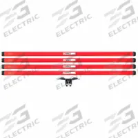 ZIPWALL Dust Barrier: Magnetic Seal, 2 1/2 in Wd, 27 in Lg, 2 in Ht, Metal/Plastic, Red (MPN MS4). Key specifications — Product Type: Magnetic Seal; Material: Plastic; Color: Red; Includes: (4) 26″ Magnetic Strips; Brand: ZIPWALL.