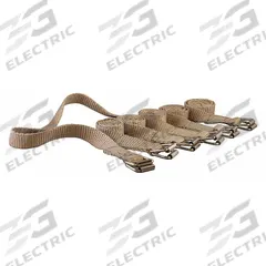 UNITHERM Straps with Buckles: 0.125 in Thick, Tan, Straps with Buckle, Woven Fiberglass (MPN S48). Key specifications — Material: Woven Fiberglass; Color: Tan; Brand: UNITHERM; Product Type: Straps with Buckle.