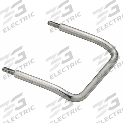 SUGATSUNE Pull Handle: Threaded Holes, Stainless Steel, Silver, M6 Screw Size - Standard Pull Handles