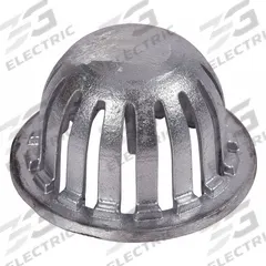 OATEY Dome Strainer: Aluminum, 3 3/8 in Overall Dia, 2 1/4 in Overall Ht, Unfinished, Drop-In (MPN 42755). Key specifications — Brand: OATEY; Finish: Unfinished; Color: Silver; Material: Aluminum; Connection Type: Drop-In; Grate Opening Type: Full Grate; Grate Surface Style: Radial; Product Type: Dome Strainer.