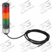 WERMA Tower Light Assembly: 3 Tier, Green/Red/Yellow, No Sounder Tier, 175 mm Overall Ht, Steady (MPN 69811075). Key specifications — Manufacturer Part Number: 69811075; Brand: WERMA; Operating Voltage: 24V AC/DC; Light Tier Color: Yellow.