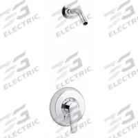KOHLER Shower Faucet: July, Polished Chrome Finish, Lever Faucet Handle, 1 Handles (MPN K-TLS98009-4-CP). Key specifications — Series: July.