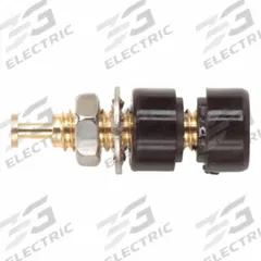 POMONA Banana Jack: 7/8 in Lg, 5 A Max Current Measurement, 1,500 V Max Volt Measurement (MPN 2142-0). Key specifications — Manufacturer Part Number: 2142-0; Body Material: Brass; Brand: POMONA; Color: Black.