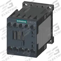 SIEMENS IEC Magnetic Contactor: Non-Reversing, 4 Poles, 2NO/2NC Contacts, 12 A, 24V AC Coil (MPN 3RT25171AB00). Key specifications — Brand: SIEMENS; Integrated Surge Suppression: No.