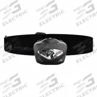 Safety-Rated Headlamp: 200 lm, 4 hr Run Time at Max. Brightness, 70 m Max Beam, 3 Light Outputs (MPN VIZZ-II). Key specifications — Brand: PRINCETON TEC; Battery Requirements - Broad: 3 AAA.