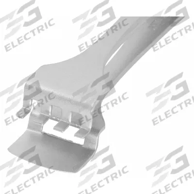 EXCELTA Tweezers: Stainless Steel, Flat, Straight Tip - Wafer-Handling Tweezers