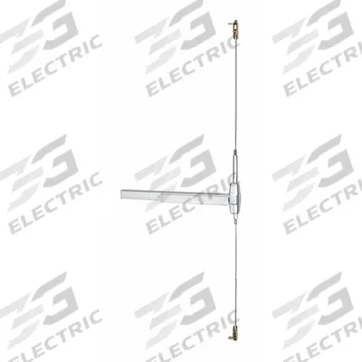 VON DUPRIN Concealed Vertical Rod: 3 ft Max Door Wd - Concealed Vertical Rod Push Bars