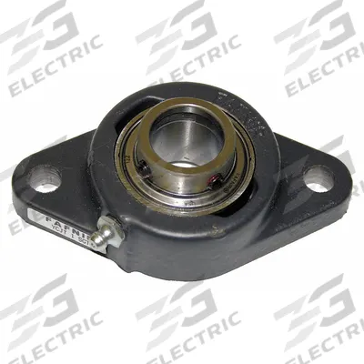 TIMKEN 2 Bolt Flange Bearing: Radial Ball, 1 1/2 in Bore, Cast Iron, Set Screws - General Purpose Flange-Mount Ball Bearings
