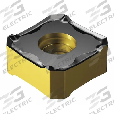SANDVIK COROMANT Milling Insert, Finishing, Square, 345: 345R-13T5M-MM S30T (MPN 345R-1305M-KL 3330) - Square (S) Indexable Milling Inserts
