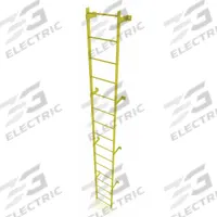 TRI-ARC Ladder,Steel,Standard Fixed,16-Rung: 16 ft Overall Ht, 25 in Overall Wd, Steel, 16 Rungs (MPN WLFS0116-Y). Key specifications — Brand: TRI-ARC; Number of Sections: 1.