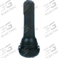 HALTEC Tire Valve: Tire Valve, Snap-In, 180° Valve Stem Angle, L-Shape, Std Bore Valve Size, Black (MPN TV-414-50). Key specifications — Valve Type: Snap-In; Thread Size: 0.305-32; Valve Shape: L-Shape; Color: Black; Product Type: Tire Valve; Compatible Vehicle Type: Automobiles; Material: Rubber; Brand: HALTEC.