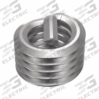HELI-COIL Helical Insert: Tanged Tang Style, Screw-Locking, M6-1.00 Thread Size, Plain - Screw-Locking Tanged Helical Inserts