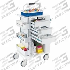MARKETLAB Medical Procedure Cart: Aluminum, (2) Swivel/(2) Swivel with Brake, White, White (MPN 21491E). Key specifications — Material: Aluminum; Drawer Color: White; Brand: MARKETLAB; Caster/Wheel Configuration: (2) Swivel; Cabinet Color: White.
