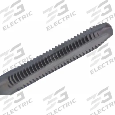 CLEVELAND Straight Flute Tap: #6-32 UNC, H3 / 2B, 3 Flute, Plug Chamfer (MPN C56054) - General Purpose Hand Taps