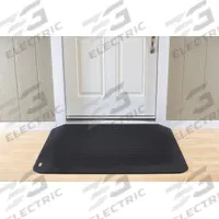 EZ EDGE Door Ramp: 46 in Lg, ADA Compliant, Black, Rubber (MPN MRAEZ2190). Key specifications — Brand: EZ EDGE.