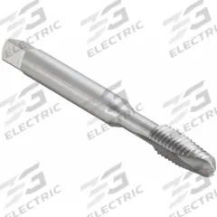 CLEVELAND Spiral Point Tap: 1/4"-20 UNC, H2 / 2B, 2 Flute, Plug Chamfer, High Speed Steel (MPN C57404)