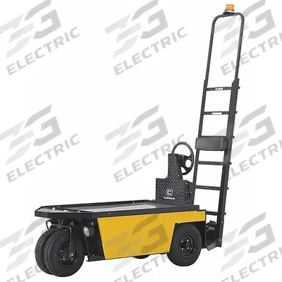 CUSHMAN Warehouse Vehicle: 48 in x 29 in, Auto, Rear Wheel Mechanical Drum, DC Battery - Powered Cargo Carriers