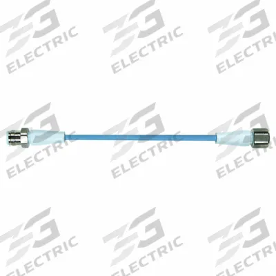MURRELEKTRONIK Cordset: M12 Male Straight X M12 Female Straight, 5 Pins, Pastel Blue, TPE-S - Double-Ended Cordsets with TPE Jacket for Food & Beverage Applications