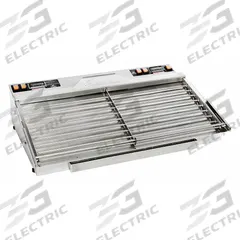 CRETORS Slanted Hot Dog Roller Grill: Up to 36 Hot Dogs, 32 7/8 in Cooking Surface Wd, HD36AF-CA. Key specifications — Manufacturer Part Number: HD36AF-CA; Voltage: 120V AC; Product Type: Slanted Roller Grill.