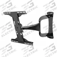 PEERLESS TV Wall Mount: Wall, For 32 in to 50 in Screens, Max. 60 lb, Fixed, 90° Swivel, 5° Down (MPN SUA747PU). Key specifications — Manufacturer Part Number: SUA747PU; Finish: Fused Epoxy; Includes: Plate; Includes Mounting Hardware: Yes; Material: Steel; Mounting Location: Wall; Brand: PEERLESS; Color: Black.